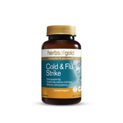 Viên uống hỗ trợ trị cảm cúm và tăng cường miễn dịch Herbs of Gold Cold & Flu Strike