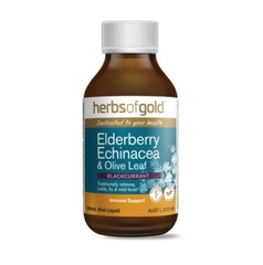 Dung dịch hỗ trợ miễn dịch Herbs of Gold Elderberry Echinacea & Olive Leaf
