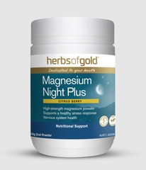 Bột bổ sung magie Herbs of Gold Magnesium Night Plus
