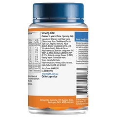 Kẹo dẹo lợi khuẩn cho bé Inner Health Kids 3 in 1 Probiotic Gummies 50 viên