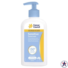 Kem chống nắng cho da nhạy cảm Cancer Council Sensitive 200ml