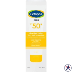 Kem chống nắng siêu nhẹ Cetaphil Sun SPF 50+ Ultra Light Lotion 100ml