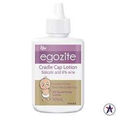 Kem dưỡng ẩm viêm da đầu tiết bã cho bé Egozite Cradle Cap Lotion 50ml