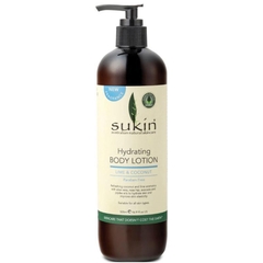 Sữa dưỡng thể Sukin Hydrating Body Lotion Lime & Coconut 500ml