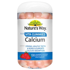 Kẹo dẻo bổ sung Canxi Nature's Way Calcium + Vitamin D Adult Vita Gummies