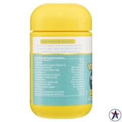 Kẹo Multi-Vitamin + Omega 3 Nature's Way Kids Smart Vita Gummies 50 viên