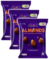 Kẹo Socola hạnh nhân Cadbury Milk Chocolate Coated Almond 120g
