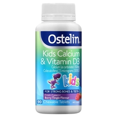 Kẹo Canxi cho bé Ostelin Kids Calcium & Vitamin D3 90 viên