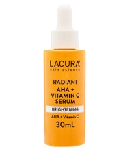 Serum dưỡng ẩm và làm sáng da Lacura Radiant AHA+ Vitamin C Serum 30ml