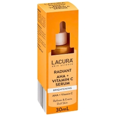 Serum dưỡng ẩm và làm sáng da Lacura Radiant AHA+ Vitamin C Serum 30ml