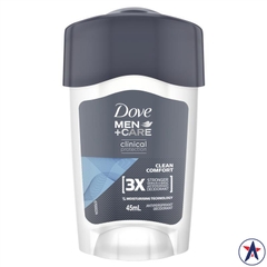 Lăn khử mùi Dove for Men Clinical Protection Antiperspirant Deodorant Clean Comfort 45ml