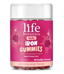Kẹo dẻo bổ sung sắt cho trẻ em Life Botanics Kids Iron Gummies