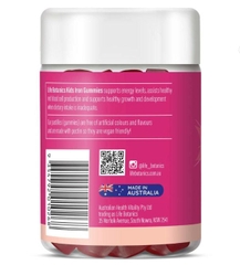 Kẹo dẻo bổ sung sắt cho trẻ em Life Botanics Kids Iron Gummies