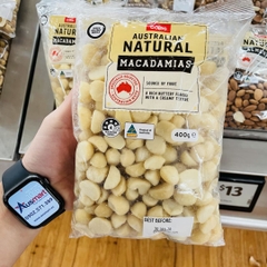 Hạt mắc ca tự nhiên Coles Natural Macadamias của Úc