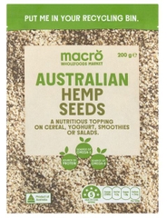Hạt gai dầu Macro Australian Hemp Seeds 200g