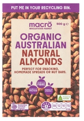 Hạt hạnh nhân hữu cơ Macro Organic Almonds 500g