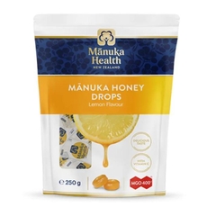 Kẹo ngậm mật ong vị chanh Manuka Health Manuka Honey Drops Lemon