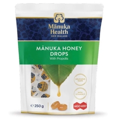 Kẹo ngậm mật ong keo ong Manuka Health Manuka Honey Drops Propolis