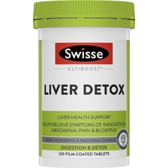 Viên uống Liver Detox Úc Swisse Ultiboost thải độc gan