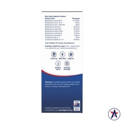 Men vi sinh cho người lớn tuổi Bioglan Platinum Probiotics 60+ Years 60 viên