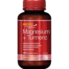 Viên uống hỗ trợ cơ khớp Microgenics Magnesium & Turmeric