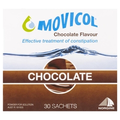 Hỗ trợ điều trị táo bón cho người lớn Movicol Adult Chocolate 30 gói