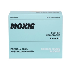 Cốc nguyệt san Moxie Menstrual Cup Super kèm hộp Pod tiện lợi