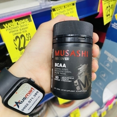 Viên uống phục hồi cơ bắp Musashi Muscle Recovery BCAAs