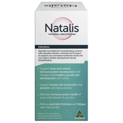 Vitamin cho phụ nữ sau sinh và cho con bú Natalis PostNatal & Breastfeeding Support 60 viên