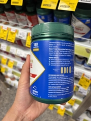 Dầu cá hàm lượng cao Nature's Own Concentrated Fish Oil Capsules Omega Triple 180 viên