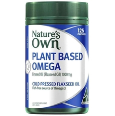 Dầu hạt lanh Nature's Own Plant Based Omega 125 viên