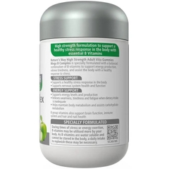 Kẹo dẻo vitamin B Nature's Way Adult Vita Gummies High Strength Mega B Complex 50 viên