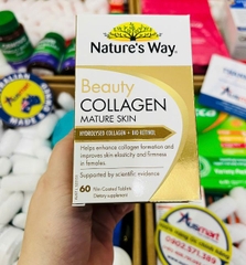 Viên uống Nature's Way Beauty Collagen Mature Skin 60 viên