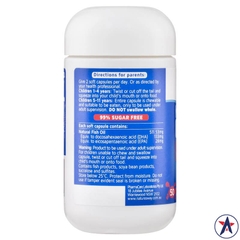 Nature's Way High DHA Omega-3 Fish Oil Kids Smart Bursts 50 viên