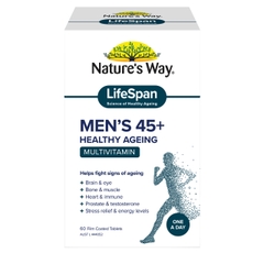 Vitamin tổng hợp cho nam giới trên 45 tuổi Nature's Way LifeSpan Men's 45+ Healthy Ageing Multivitamin