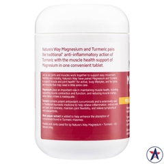 Nature's Way Magnesium + Turmeric 150 viên cung cấp Magie & Nghệ tươi