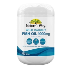 Dầu cá không mùi Nature's Way Wild Caught Odourless Fish Oil 1000mg