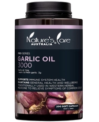 Viên dầu tỏi cô đặc Nature's Care Garlic Oil 3000mg 200 viên
