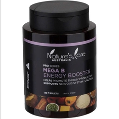 Viên uống Vitamin B tổng hợp Nature's Care Mega B Energy Booster 120 viên