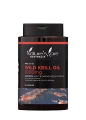 Dầu nhuyễn thể liều cao Nature's Care Wild Krill Oil 1000mg 90 viên