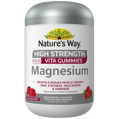 Kẹo dẻo bổ sung magie Nature's Way Adult Vita Gummies High Strength Magnesium