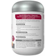 Kẹo dẻo bổ sung Magie Nature's Way Adult Vita Gummies High Strength Magnesium Glycinate
