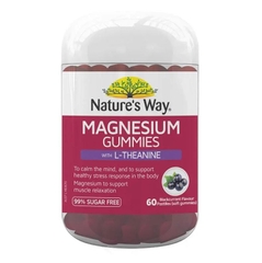 Kẹo dẻo Nature's Way Gummies Magnesium with L-Theanine