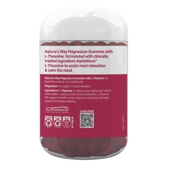 Kẹo dẻo Nature's Way Gummies Magnesium with L-Theanine