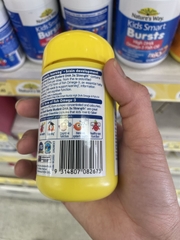 Viên bổ sung DHA hàm lượng cao Nature's Way Kids Smart Bursts Student DHA 3x Strength 600mg 50 viên