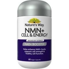 Viên hỗ trợ chống lão hoá Nature's Way NMN + Nicotinamide & B12 60 viên