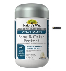 Kẹo dẻo bổ xương Nature's Way Platinum Strength Vita Gummies Bone & Osteo Protect 60 viên