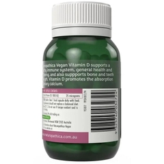 Viên bổ sung Vitamin D thuần chay Naturopathica Vegan Vitamin D 60 viên