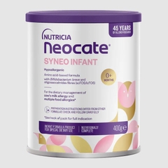 Sữa bột Neocate Syneo Infant 0+ Months cho bé dị ứng đạm bò bất dung nạp
