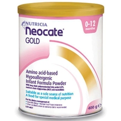 Sữa bột Neocate Gold cho bé dị ứng đạm bò và dị ứng đa thực phẩm 400g
